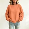 Women's Lined Neck Sweatshirt Casual Loose Fit Pullover for Couples Daily Wear