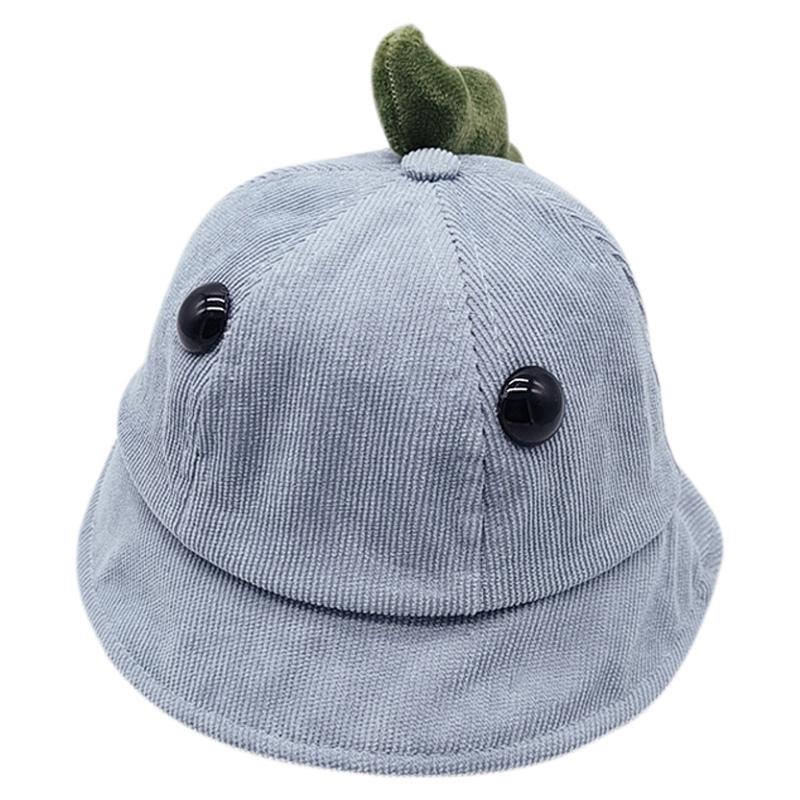 Autumn Baby Boys Girls Toddler Cartoon Design Bucket Hats Caps Reversible Sun Headwear