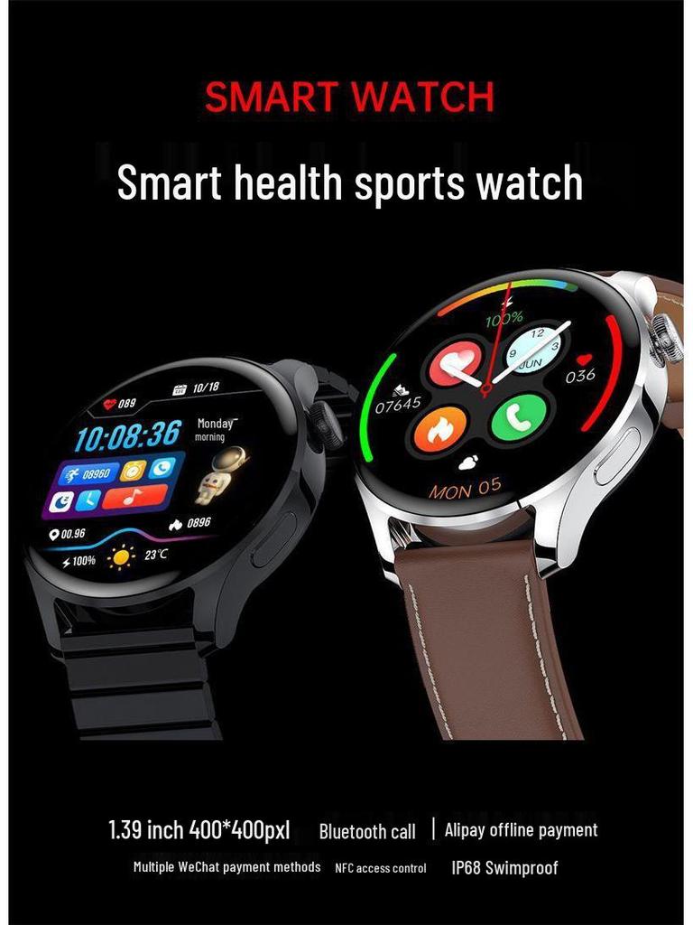 Watch4 Smartwatch: Call-Ready, New Vi/Vo Compatible, Bluetooth Multi-Function