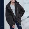 Women's Fashion Casual Jacket Winter Warm Coat Coat Plush Loose Zipper Jacket