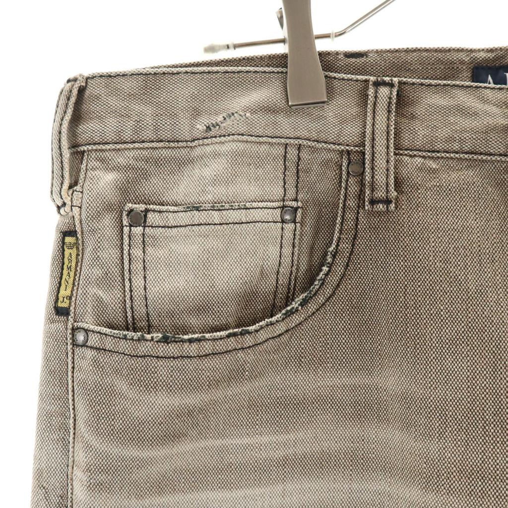 Armani Jeans Vintage işlem Düz pantolon W30 Kahverengi Erkek Kullanılmış