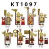 Figurine en briques de construction KT1097 histoire Shang Zhou soldats jouets assemblés cadeaux d'anniversaire accessoires de décoration intérieure