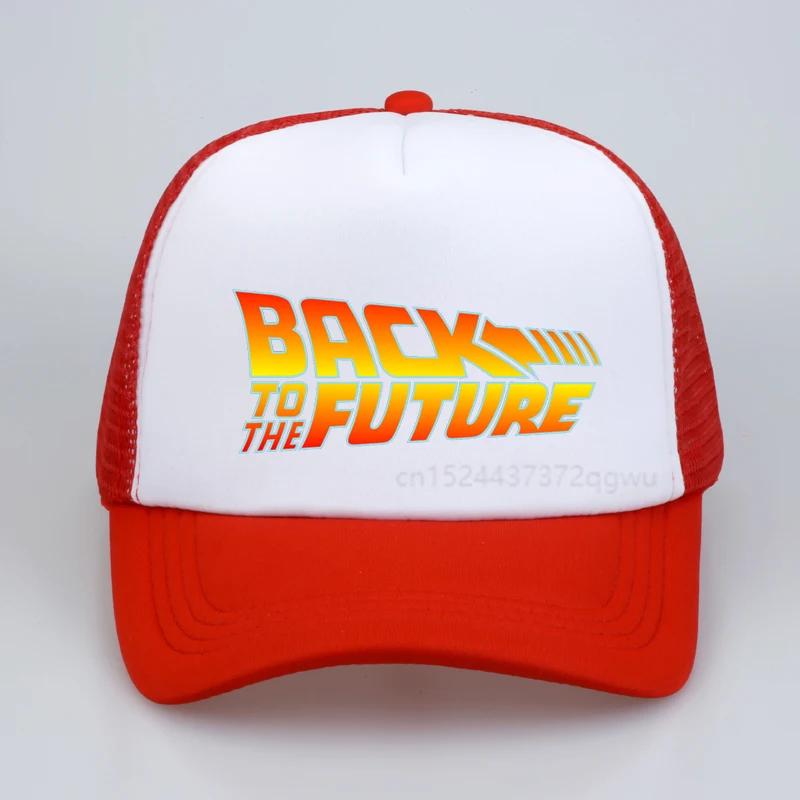 Back To The Future baseball cap Summer Cool Mesh Breathable trucker caps Unisex adjustable snapback hats bone