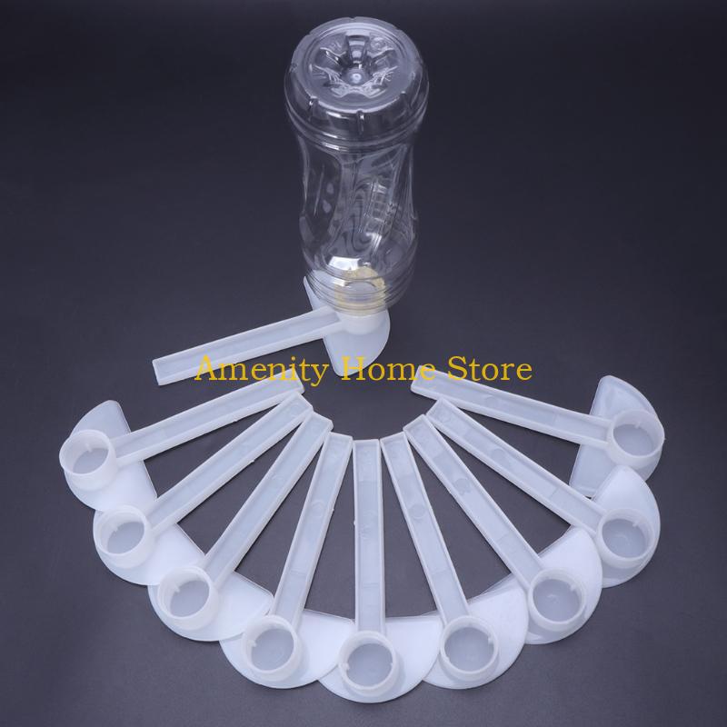F26C Set of 10 Beekeeping Apiculture Tool Honey Bees Nest Drinker System Easy To Use