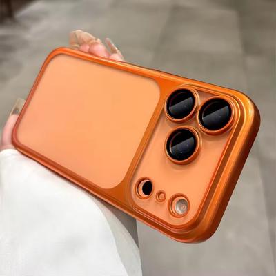Lyxigt Matt Hårt PC Ultratunt Skal för iPhone 17 Pro Max 17Pro ProMax Plätering Kamerasfilmskydd Frostat Stöttåligt Skydd