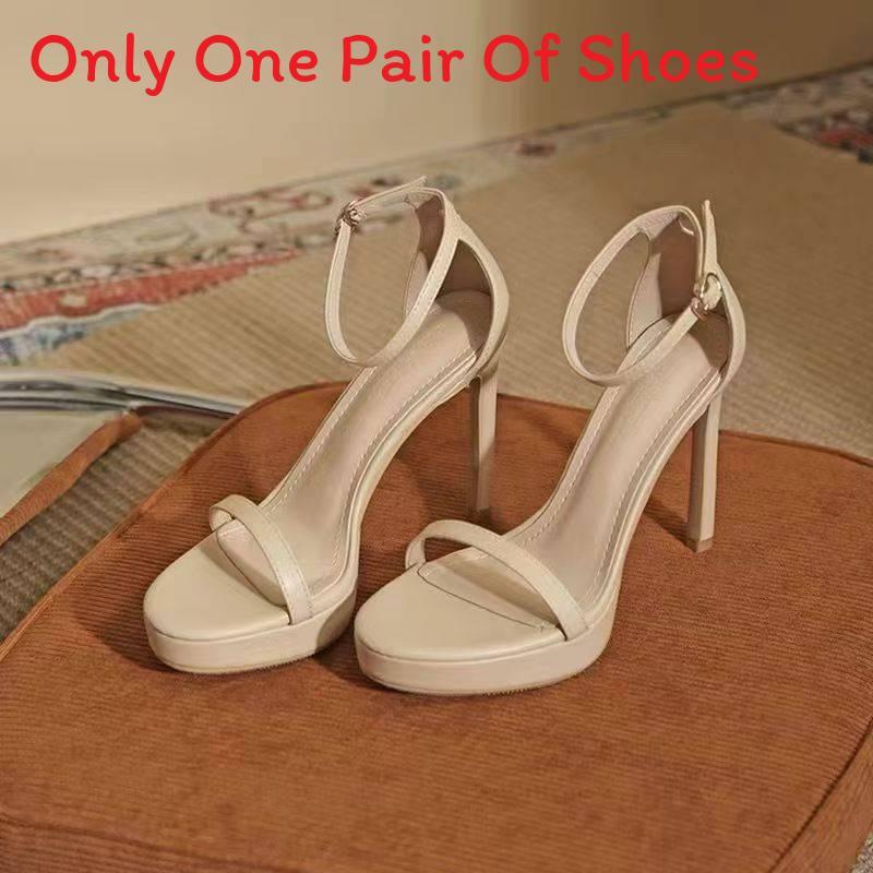 One Strap Sexy Sandals For Women With Pu Platform Block Heel For Summer