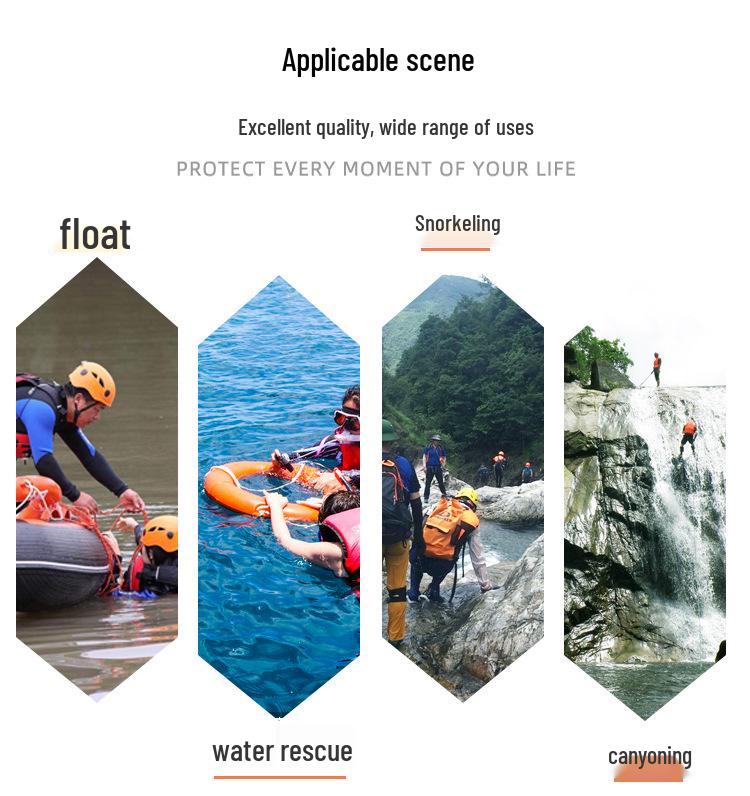 Reflective Water Rescue Rope with Bag: Floating Ring, Luminous Safety Line, Throwing Guide Rope