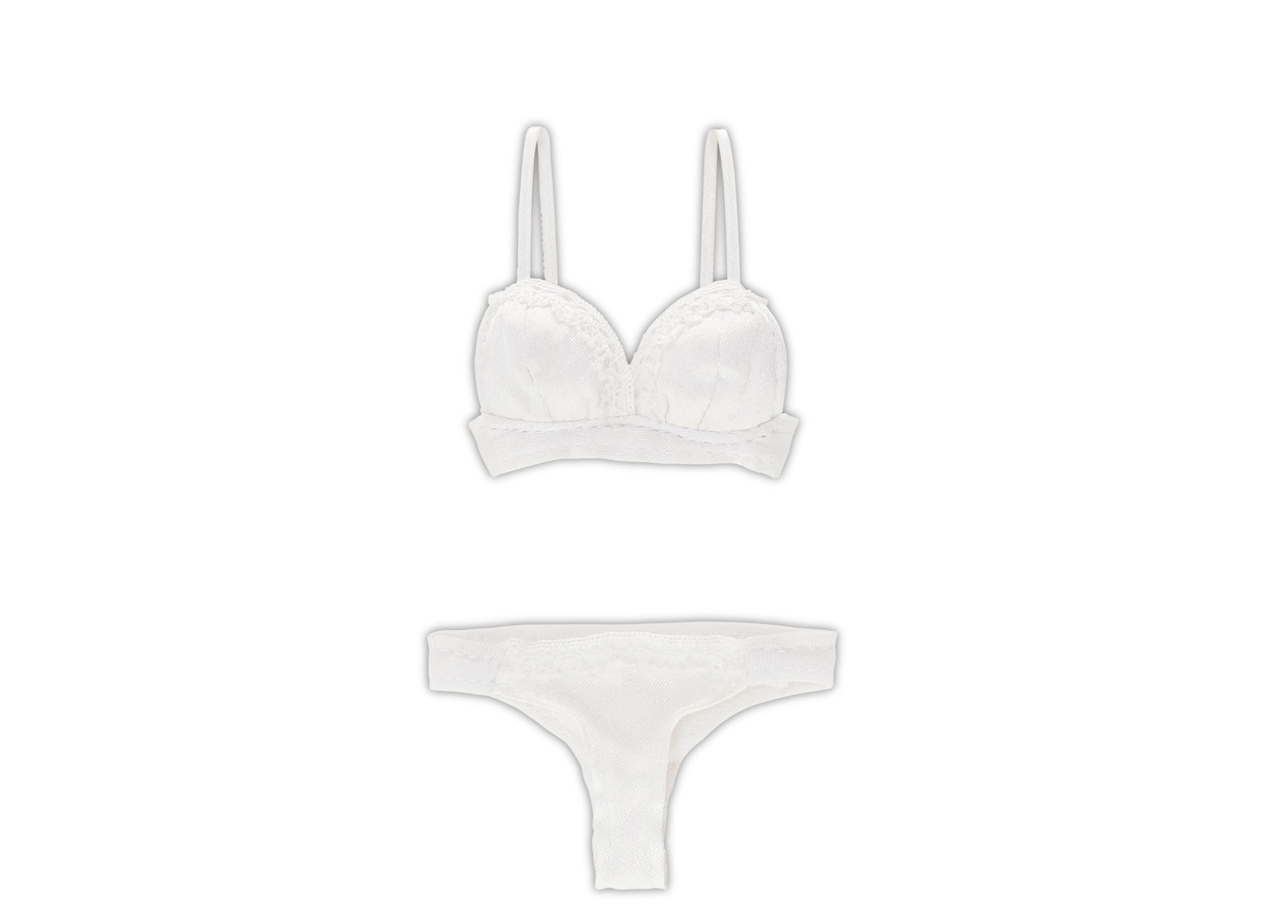 

Azone International Элегантное кружевное бра трусики Белый x AZONE Original Q z & Комплект, Белый, Масштаб 1/6, Тело Q z, Костюм/QZC белый