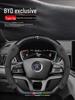 3D Embossed Leather Steering Wheel Cover for BYD Qin, Han, Tang, Song, Yuan, E2, Destroyer, Dolphin Models.