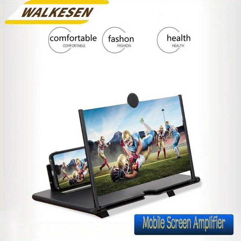 New 12 Inch 3D Screen Amplifier HD Mobile Phone Screen Video Magnifier For Smartphone Holder Enlarged Screen Phone Stand Bracket