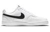 Nike Court Vision 1 LOW Next Nature Casual Breathable Low top Skateboard Shoes Women's White Black DH3158-101