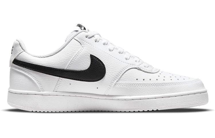 Nike Court Vision 1 LOW Next Nature Casual Breathable Low top Skateboard Shoes Women's White Black DH3158-101