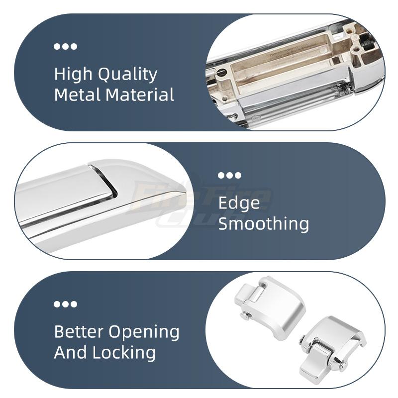Motorcycle Hard Bag Saddlebag Hardware Latch Hinge Lock Kit For Harley Touring Street Glide Road King Road Glide 2014-Up