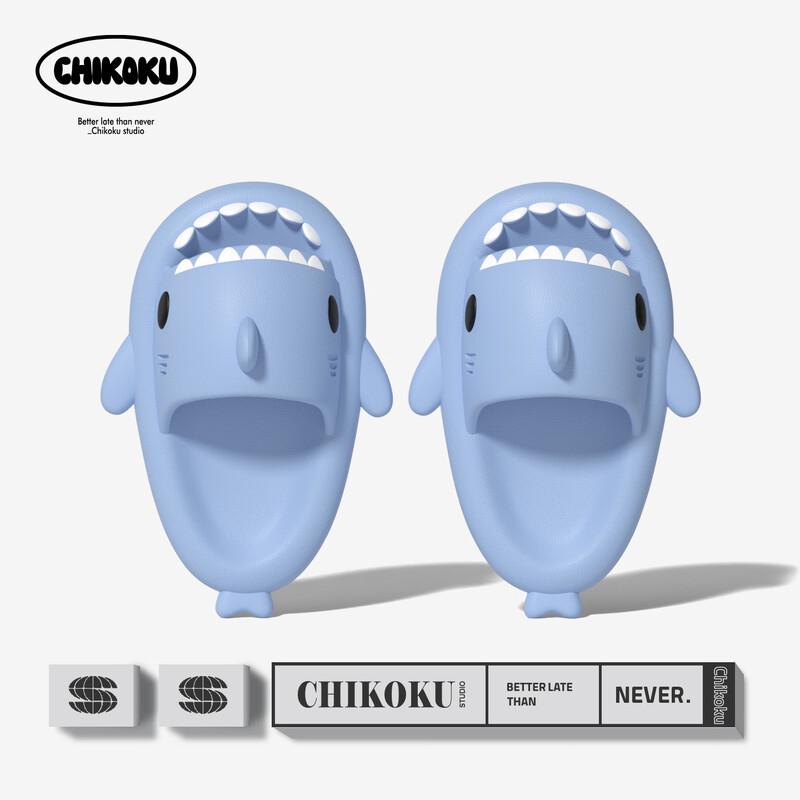 Chikoku Shark Slippers 36-37 светло-синий