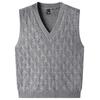 Men's Twisted Loose Knit Vest Bottom Sleeveless Shirt