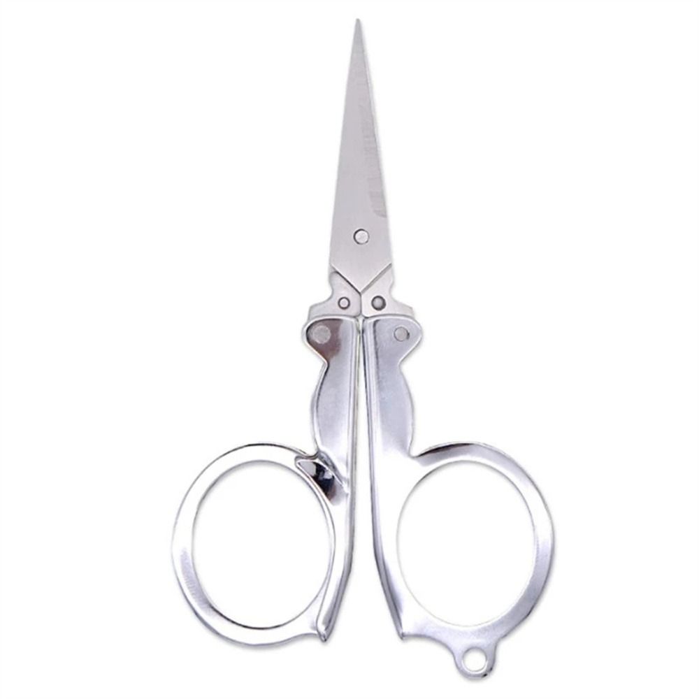 Handmade Crafts Stainless Steel Student Small Scissors Embroidery Folding Scissors Fishing Scissors