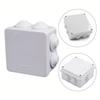 Waterproof Case Ceiling Rose Junction Box Cable Junction Box For Outdoor Home Improvement Anti-corrosion Anti-static White