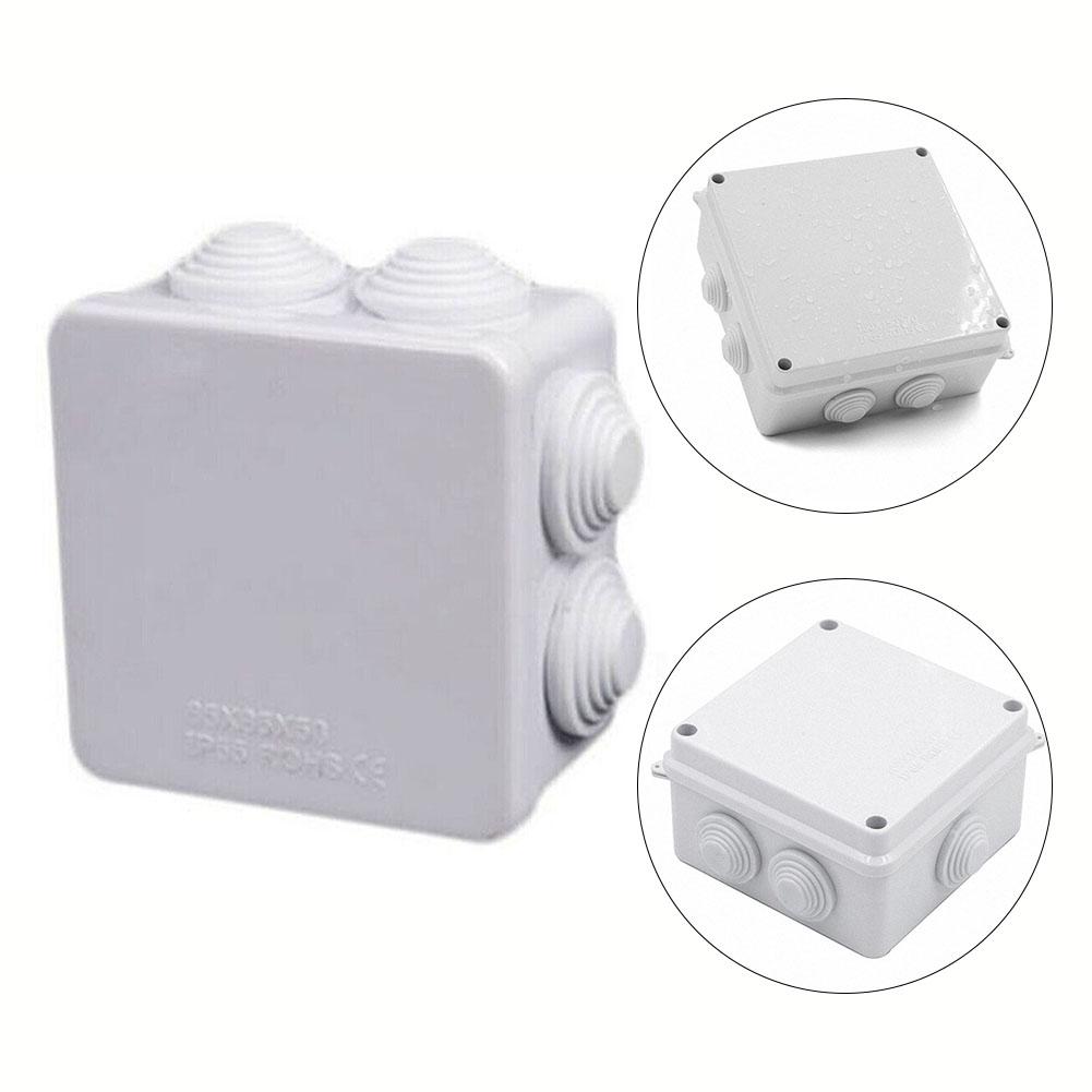 Waterproof Case Ceiling Rose Junction Box Cable Junction Box For Outdoor Home Improvement Anti-corrosion Anti-static White