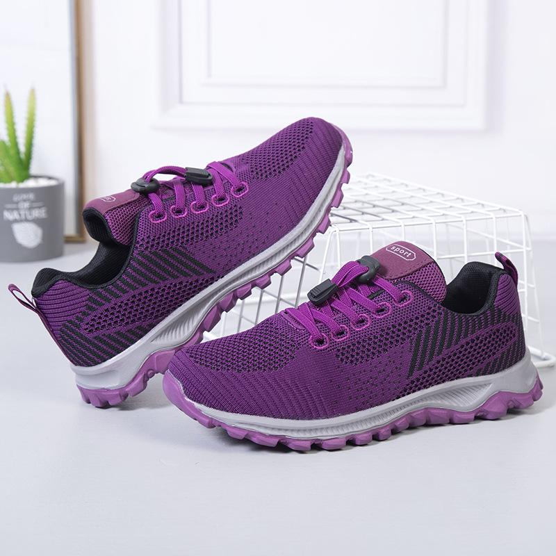 Walking shoes women's shoes breathable new spring and summer men's sports casual shoes soft sole lightweight middle-aged and elderly couples walking