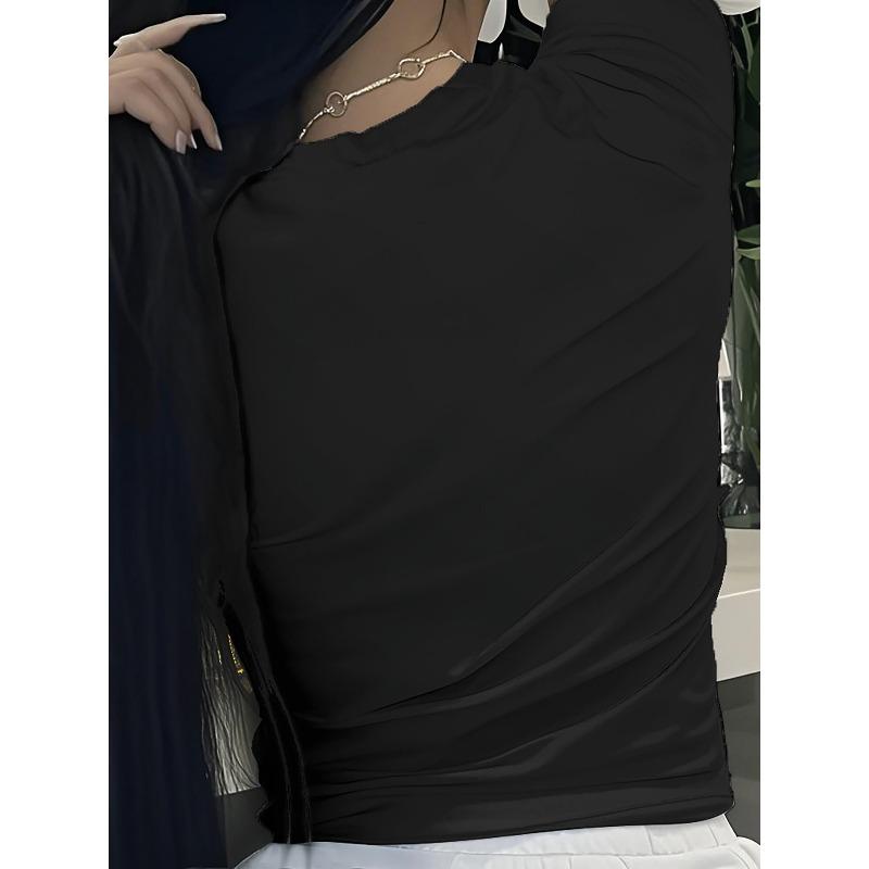 Damen Katzenpfotenabdruck T-Shirt Rundhals Kurzarm Locker Lässig Sommer Oberteil