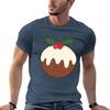 Iced Christmas Pudding Figgy Pudding Plum Pudding Holly TShirt Standard Fit Solid Tee Shirt