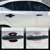 4 Piezas Fibra de Carbono Emblema Pegatina Protectora de Manija de Puerta de Coche Para Ford Focus 2 3 mk3 Fiesta Ranger Mondeo Mustang Transit Fusion Kuga