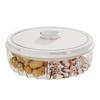 Transparent Divided Desktop Snack & Dry Fruit Box