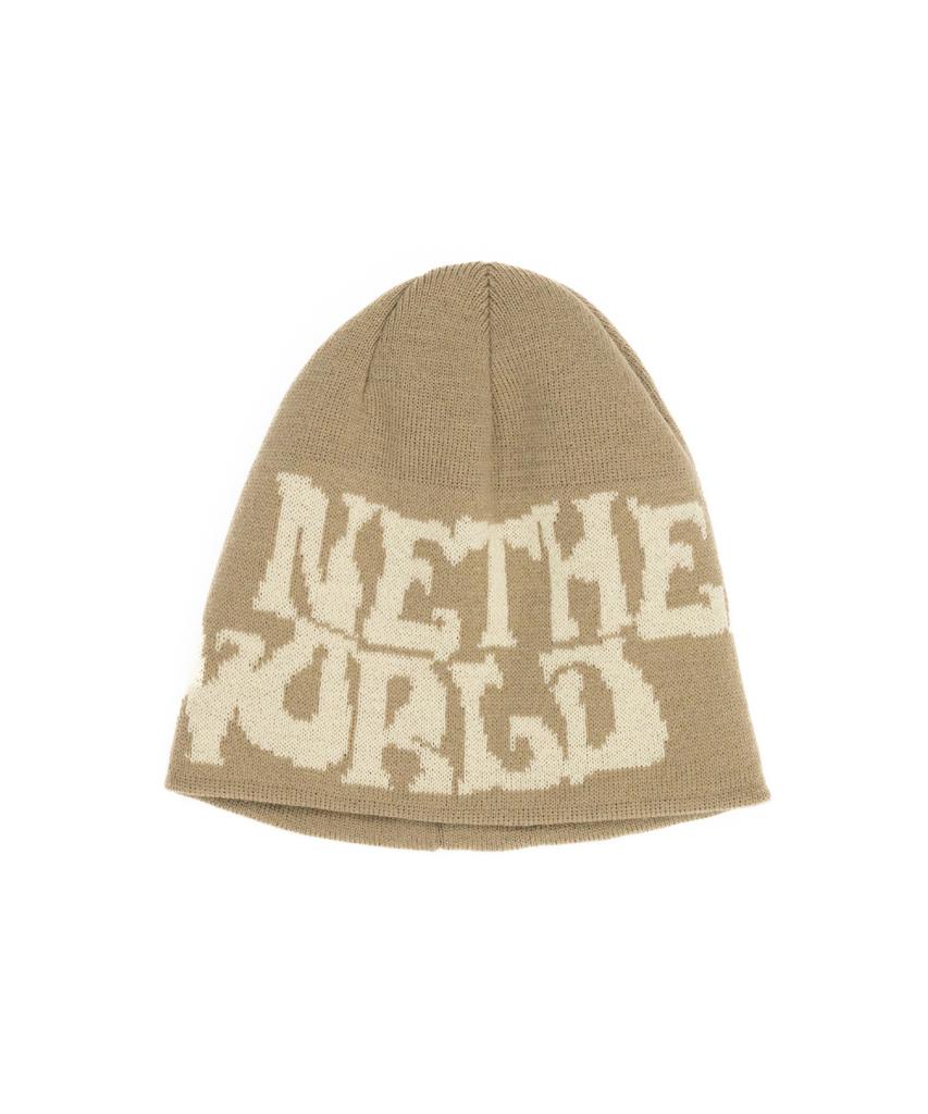 NETHERWORLD Netherworld Logo Beanie Sand