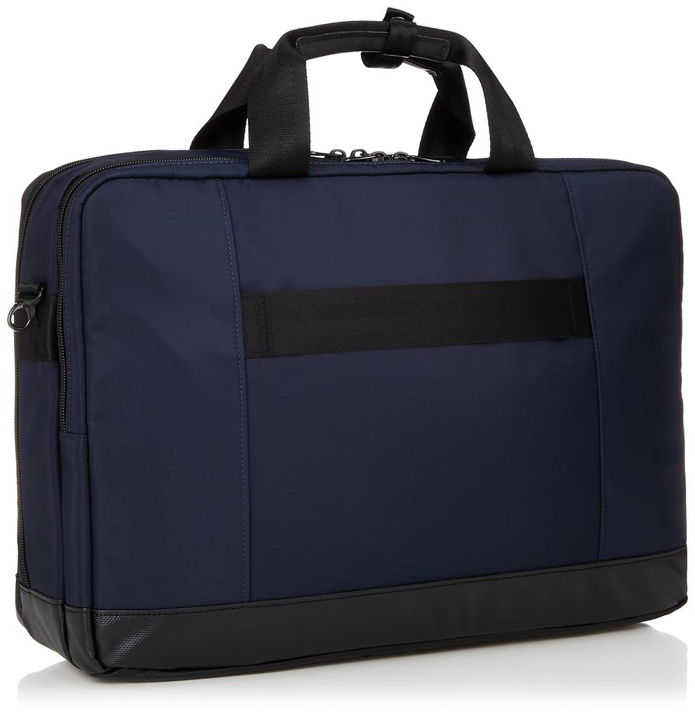 Bermas BIAS LITE Business Bag, 2-Layer Briefcase, 43cm X 15 Inches, Carry-On, Shoulder Strap Included, Navy
