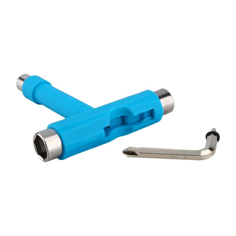 Skøytenøkkel Justeringsverktøy Skateboard Longboard Alt i 1 Nøkkel T-verktøy