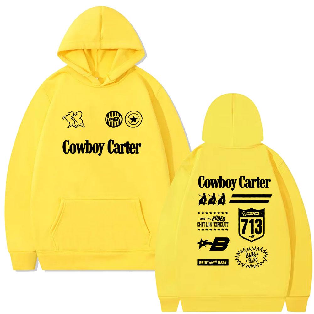 Beyonce Cowboy Carter Tour Hoodies Fan Gift Men Women Fashion Oversized Hooded Tracksuit Male Vintage Casual Hoodie