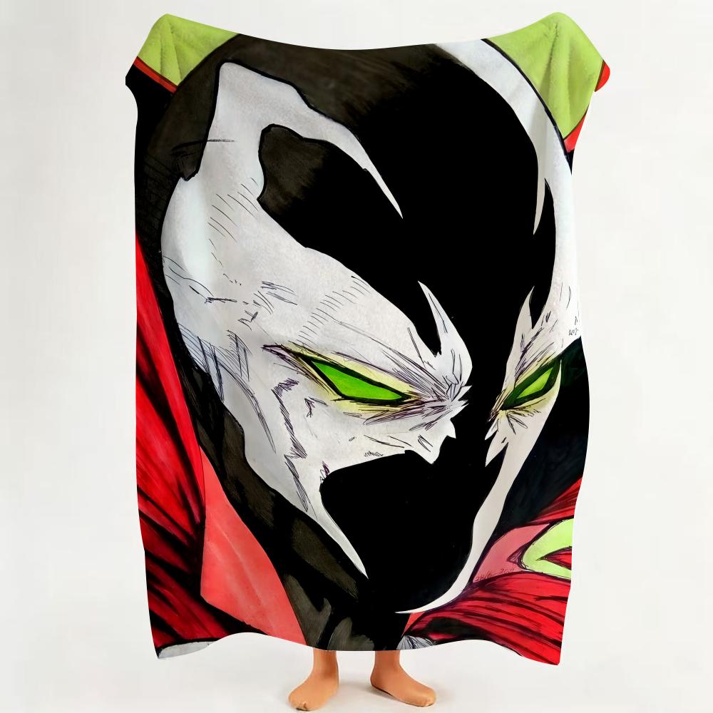Comic S Spawn Throw Flannel Throw Blanket Suitable for Sofa,Living Room,Bedroom