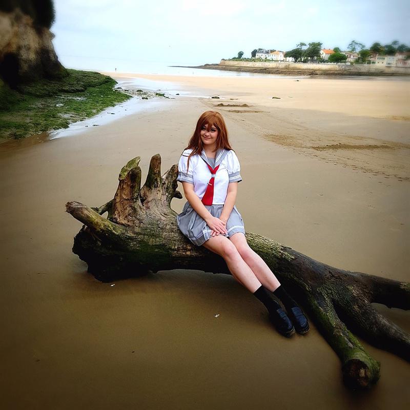 Japanischer Anime Love Live Sunshine Cosplay Kostüm Takami Chika Mädchen Matrosenuniformen Aqours Schuluniformen