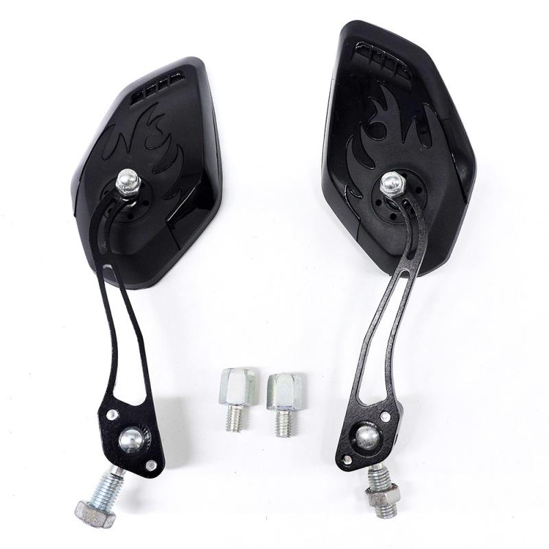 1 Pair Motorcycle Rear View Side Mirrors Auxiliary Rearview Mirror Universal Modified Parts For Scooter