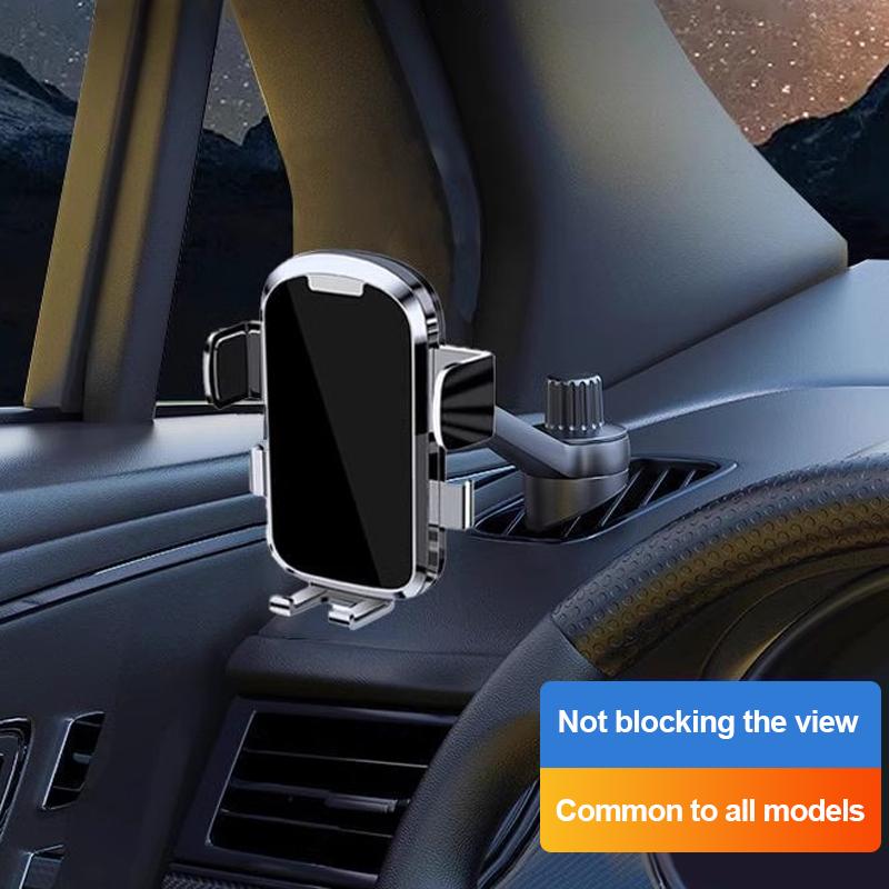 

SEAMETAL Автомобильный держатель для телефона на воздуховоде Новый держатель для мобильного телефона на приборную панель/боковое окно автомобиля Держатель-подставка для мобильного телефона в автомобиль чёрный