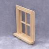 Premium Wooden Dollhouses Window Frame Wood Finish For Child Safe Creative Activities