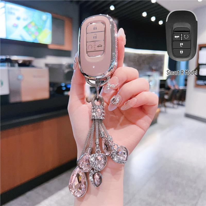 2024 CRV/HRV Key Case - Full Coverage for Guangben, Haoying, Xingge, Guandao Models.