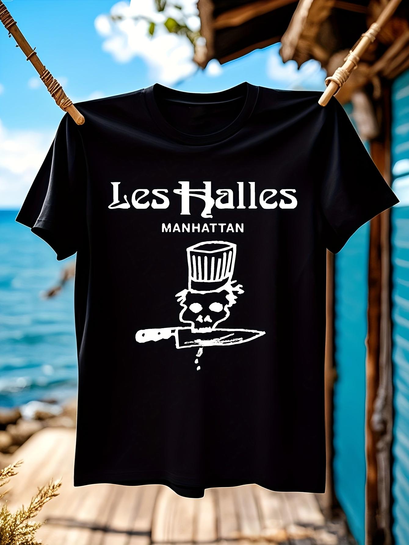 Les Halles Manhattan Restaurant Black Tshirt - Sizes S-5X... M