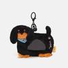 Transparent Sausage Dog Card Holder PP Cotton Plush Photo Protective Case  Kids