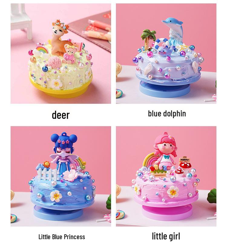 DIY Cartoon Music Box - Handmade Rotating Birthday Gift & Educational Toy for Kids