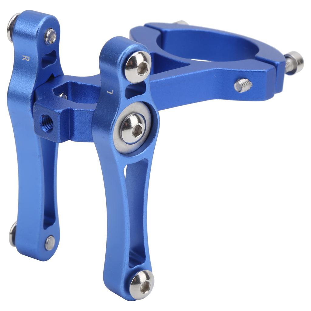 Adaptador de Suporte para Garrafa de Água Liga de Alumínio Guidão de Bicicleta de Estrada Conversor de GaiolaAzul
