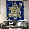 Dynamo Moscow Legend Wall Hanging Printed Fabric Blanket Decorative Tapestries for Bedroom Living Room Home Decor