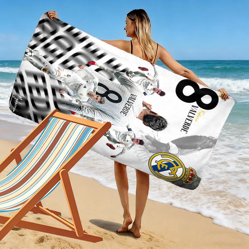 Beach Towel Soccer Stars Dream Beach Towel Soft Beach Towel For Vacation Photos Outdoor Pool Towel Quickdrying Swim Towel Swim Fashion Printing