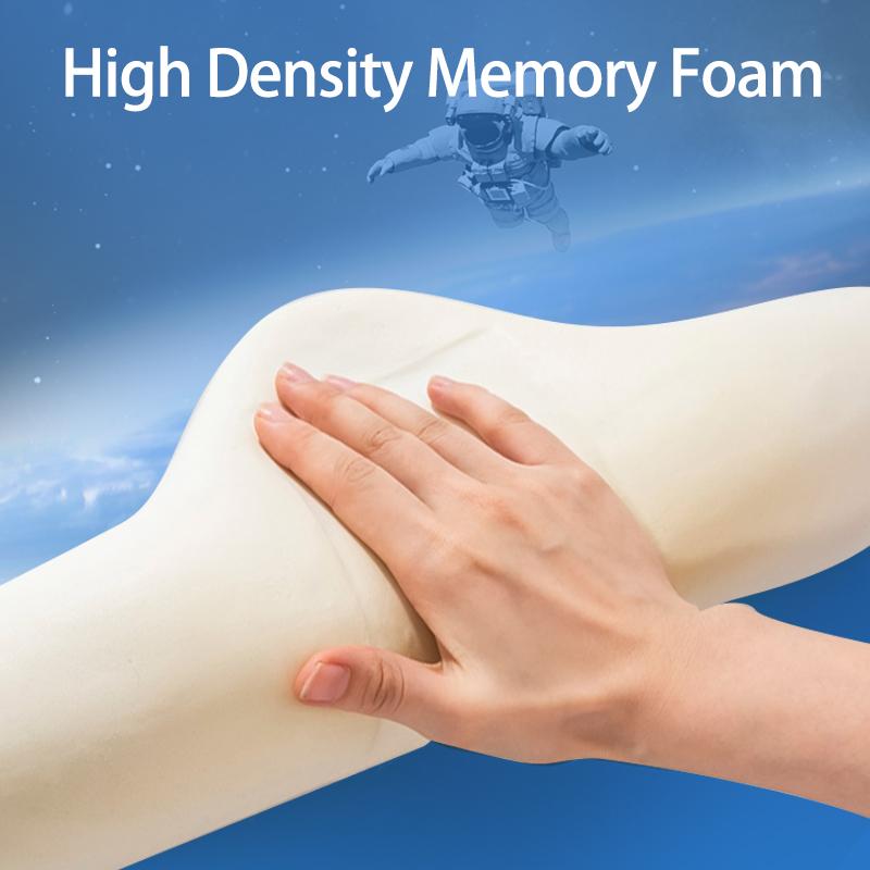 1pc Memory Foam Pillow, Slow Rebound cervical vertebra pillow Hot compress massage function Pillow Core For Anti-snoring Neck