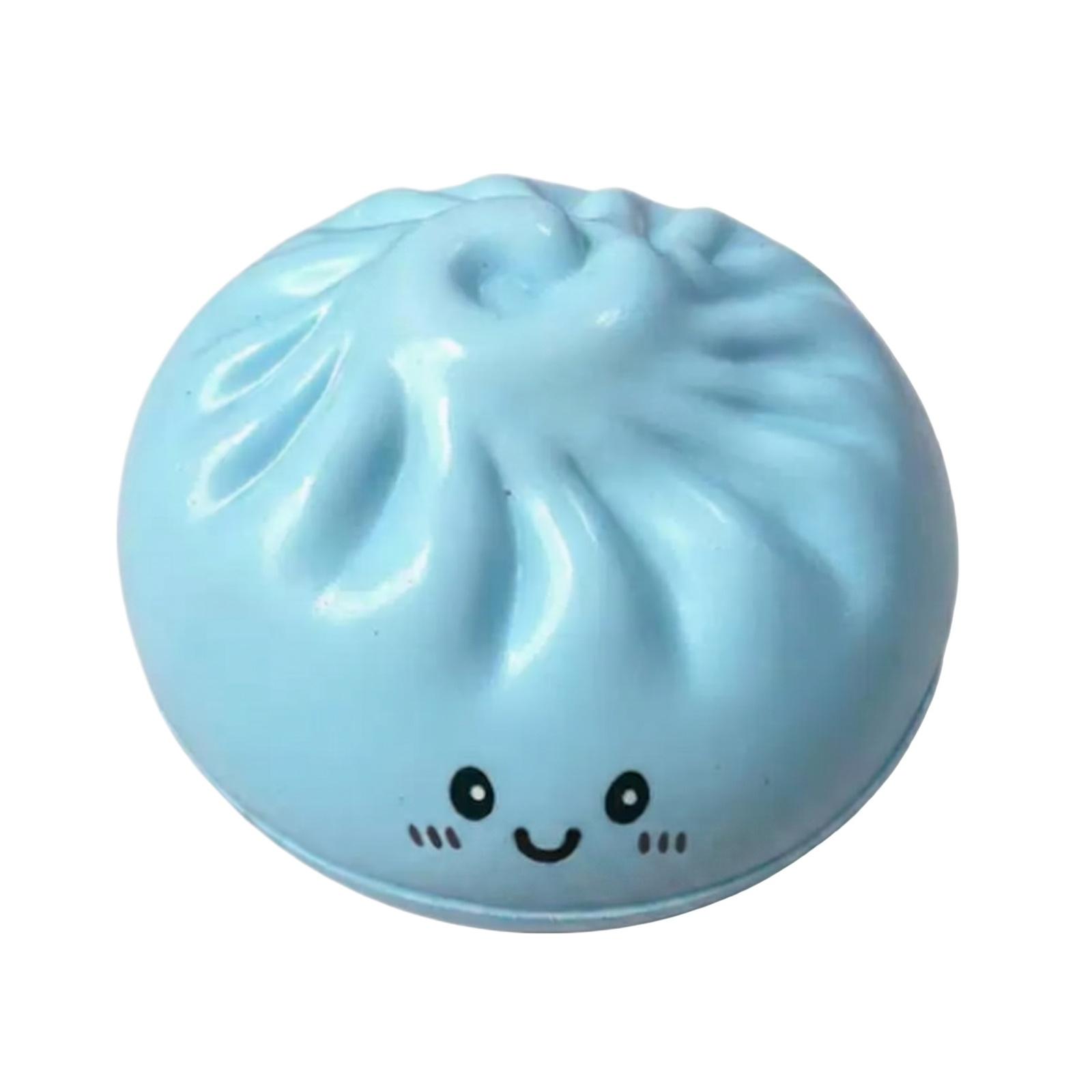

Slow Rising Squishy Bun Stress Relief Toy with Steamer Basket Realistic Bun Shape Soft Squeeze Sensory Toy for Anxiety and Focus One Size