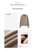Women's Cashmere Zipper Cardigan - Slim Fit, Loose Raglan Sleeve, Stand Collar, Knit Wool Sweater for Autumn & Winter