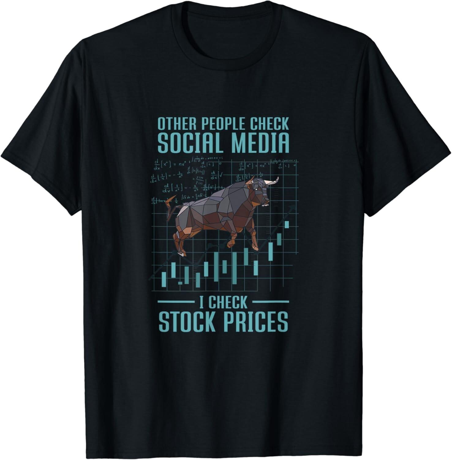 I Check Stock Prices | Stock Option Trading Stock Analyst Gift Unisex T-Shirt S разноцветный