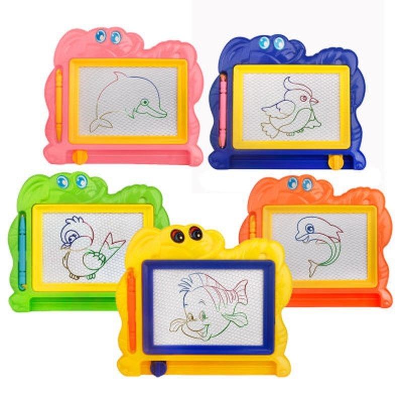 1PCS NEW Children Writing Doodle Stencil Painting Magnetic Drawing Board Set Learning & Education Toy