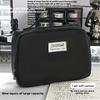 Stylish Large Capacity Pen Case With Durable Canvas For Students And Office Use