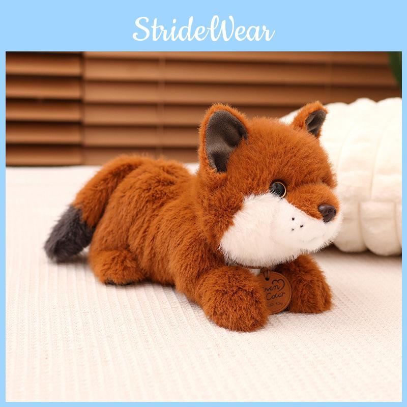 Plush Little Fox Toy Cartoon Stuffed Animal Doll Bedroom Decoration Kids Gift